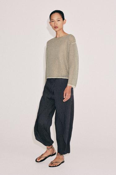 FINE KNIT STRIPED JUMPER - Stripes by Zara