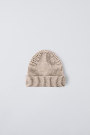 KNIT BEANIE - Sand by Zara
