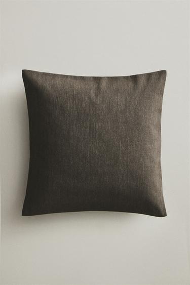 PLAIN CUSHION COVER - Khaki by Zara
