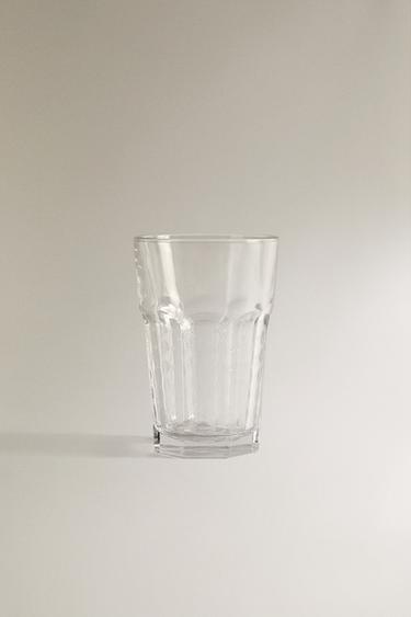 RAISED DESIGN GLASS TUMBLER -  by Zara - Image 0