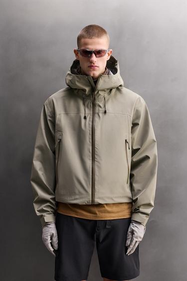 AARON LEVINE X ZARA TECHNICAL SHELL JACKET - Mid-green by Zara
