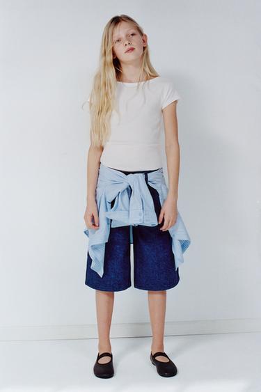 PLAIN MODAL BLEND T-SHIRT - White by Zara