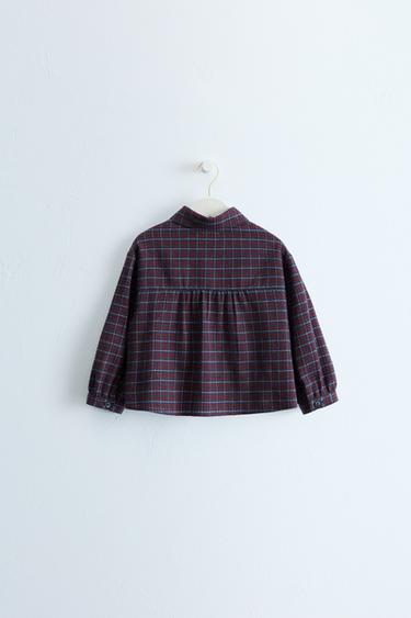 ZARA TIMELESS - CHECK PRINT SHIRT - Reddish by Zara