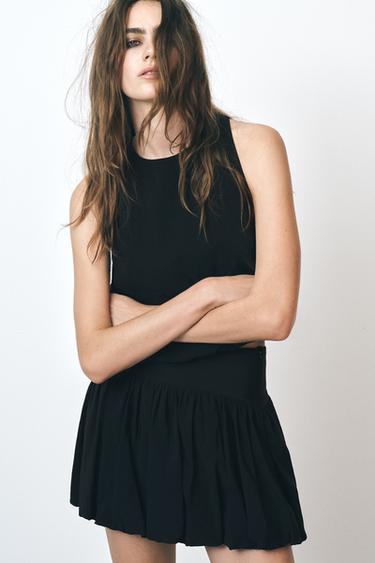 BALLOON TOP - Black by Zara
