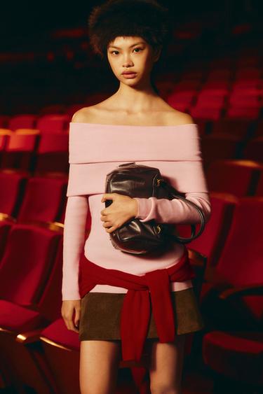 MINI BOWLING BAG - Brown by Zara