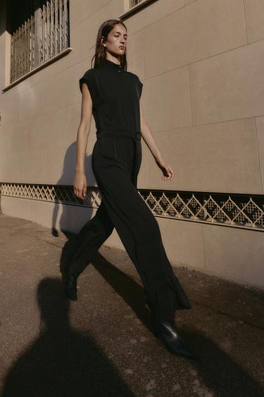 BELTED JUMPSUIT - Black by Zara