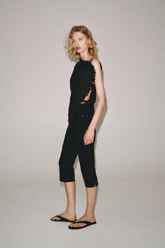 ZW COLLECTION ASYMMETRIC TOP - Black by Zara - Image 0