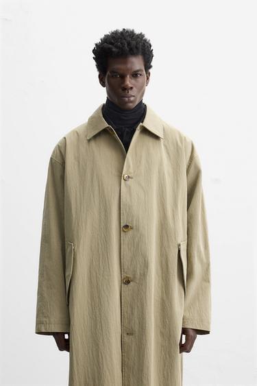 RELAXED FIT TRENCH COAT - Sand by Zara