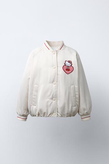 HELLO KITTY © SANRIO BOMBER JACKET - Ecru by Zara