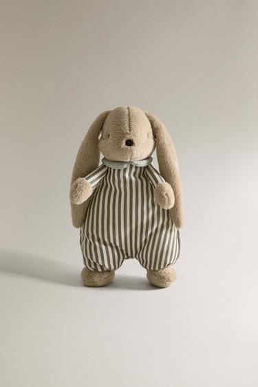 CHILDREN'S MUSICAL BUNNY SOFT TOY - Dark beige by Zara