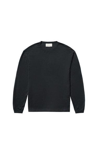 LIGHTWEIGHT 100% HEMP SWEATER - Navy blue by Zara