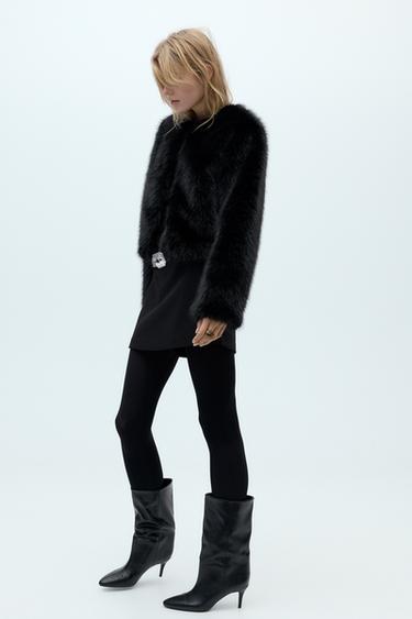 RUCHED BOOTS - Black by Zara