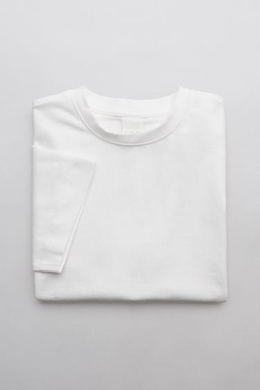 PLAIN T-SHIRT - White by Zara