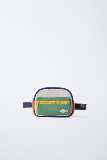 MULTICOLOURED BELT BAG - Blue by Zara