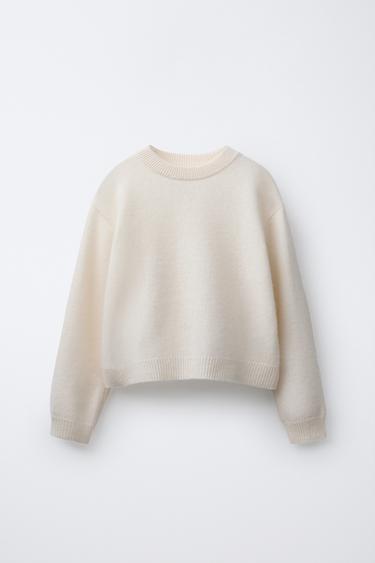 100% CASHMERE SWEATER - Ecru by Zara