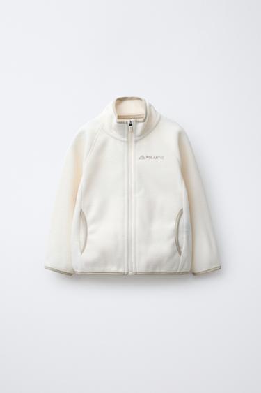 POLARTEC ® FLEECE JACKET - Ecru by Zara