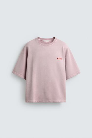 RELAXED FIT PUKAS SURF X ZARA SWEATSHIRT - Pastel pink by Zara