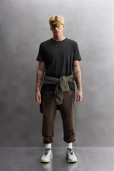 TECHNICAL TROUSERS - Brown by Zara - Image 0