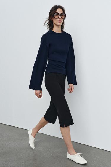 SUPIMA® SLIM FIT T-SHIRT - Navy blue by Zara