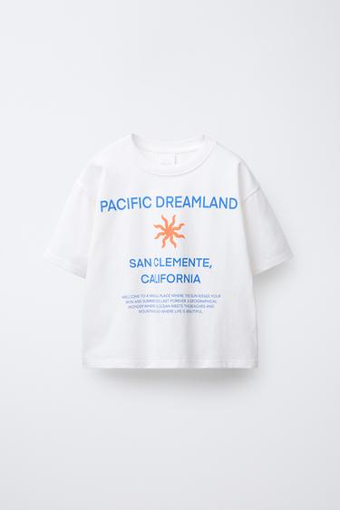 SLOGAN PRINT T-SHIRT - White by Zara