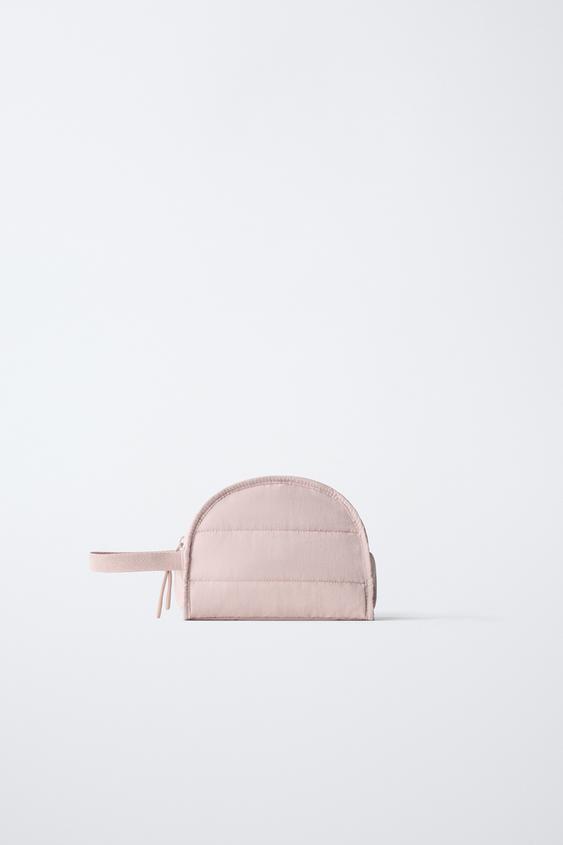 QUILTED TOILETRY BAG - Pink by Zara - Image 0