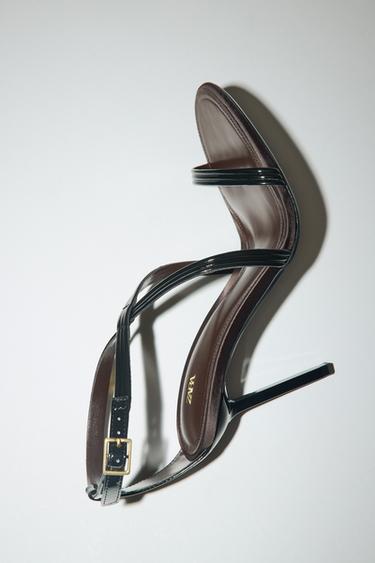 HIGH-HEEL SANDALS - Black by Zara