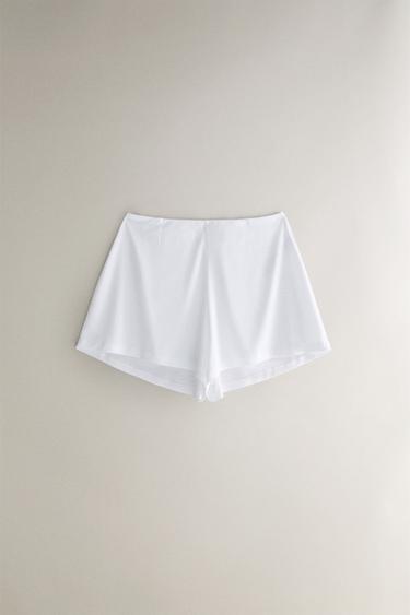 COTTON JERSEY SHORTS - White by Zara