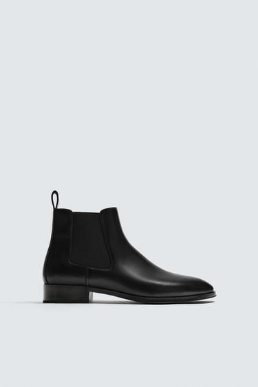 POINTED CHELSEA BOOTS - Black by Zara