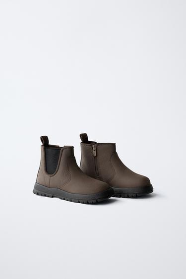 STRETCH BOOTS - Brown by Zara