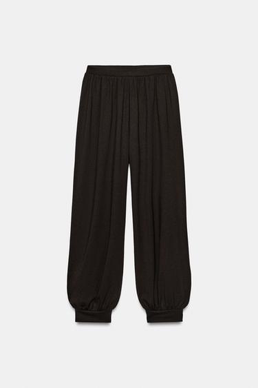 SAROUEL TROUSERS - Chocolate by Zara