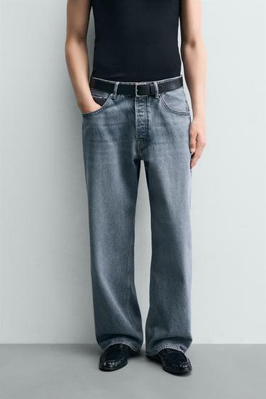 LOOSE FIT JEANS - Faded blue by Zara
