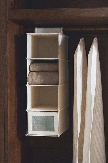 VERTICAL HANGING ORGANISER - Ecru by Zara