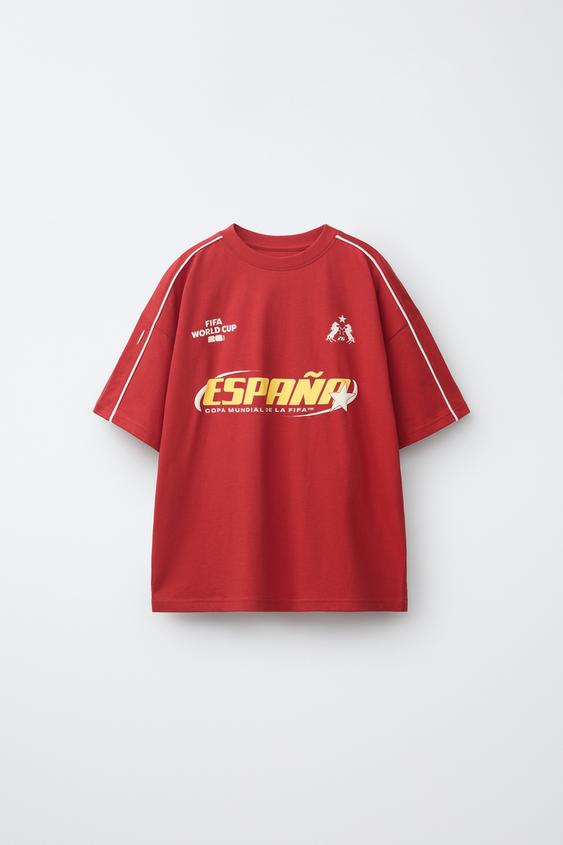 SPAIN FIFA WORLD CUP ™ 2026 PRINT T-SHIRT - Red by Zara - Image 0