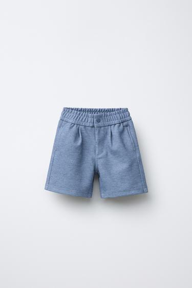 COMFORT BERMUDA SHORTS - Blue by Zara