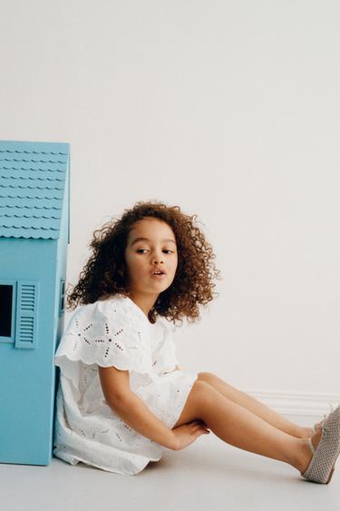 EMBROIDERED DRESS - White by Zara