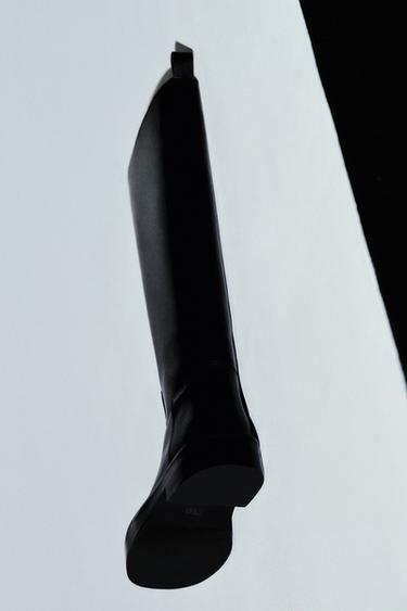 LEATHER BOOTS LIMITED EDITION - Black by Zara