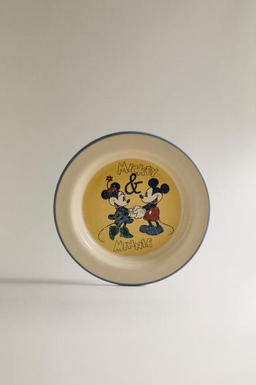 CHILDREN'S MICKEY & MINNIE ©DISNEY CERAMIC PLATE - Multicoloured by Zara