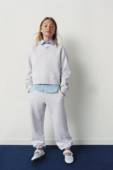 BASIC JOGGING SWEATSHIRT - Grey marl by Zara