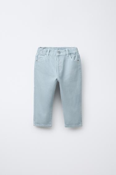 BALLOON TWILL TROUSERS - Bluish by Zara - Image 0