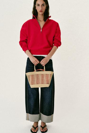 DOUBLE BRAIDED TOTE BAG - Light beige by Zara