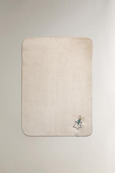 CHILDREN’S LE PETIT PRINCE PLAIN FLEECE BLANKET - Ecru by Zara - Image 0