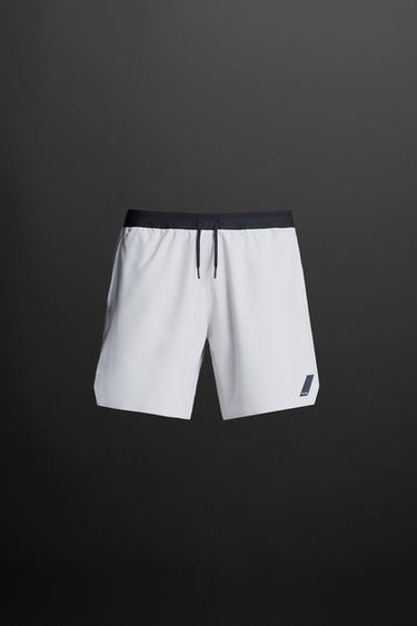 BASIC TRAINING SHORTS - Oyster-white by Zara