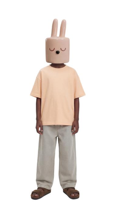 PLAIN T-SHIRT - Salmon by Zara - Image 0