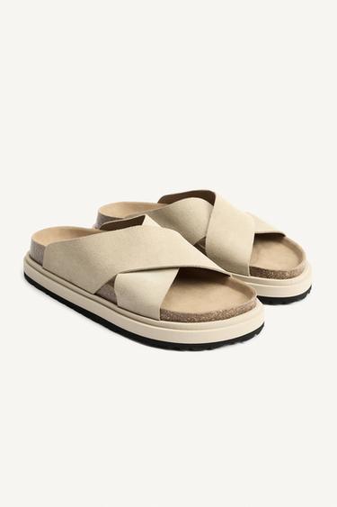 LTHR SNDLS 15 - Beige by Zara