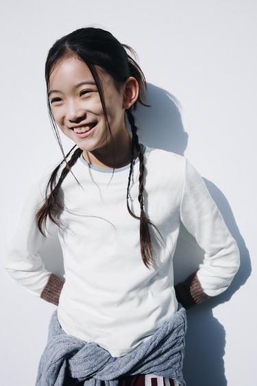 DOUBLE T-SHIRT WITH MODAL - White by Zara