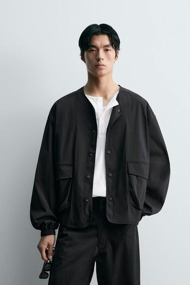 TECHNICAL JACKET WITH POCKETS - Black by Zara