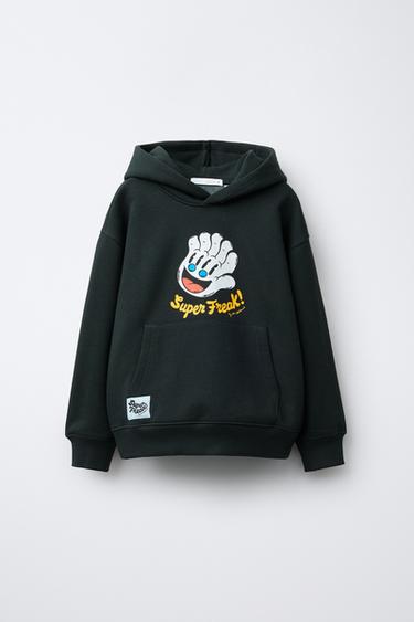 SUPERFREAK © HOODIE - Black by Zara