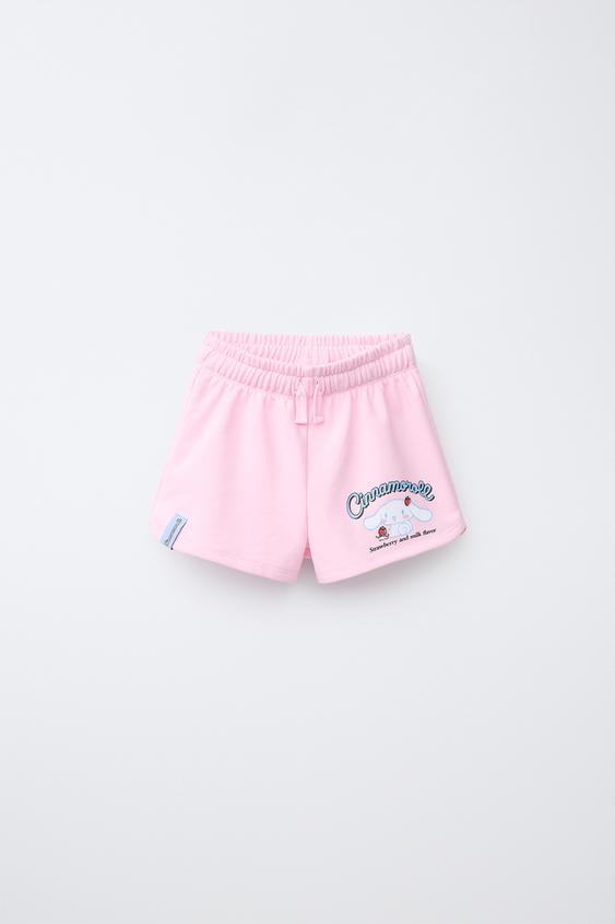 CINNAMOROLL © SANRIO PRINT BERMUDA SHORTS - Pink by Zara - Image 0