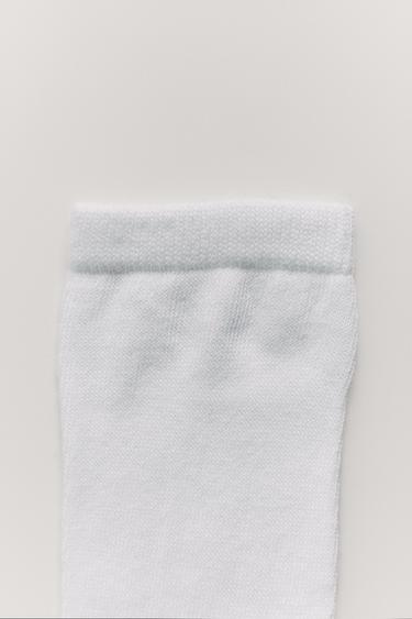 FOUR-PACK OF MID-CALF SOCKS - White by Zara