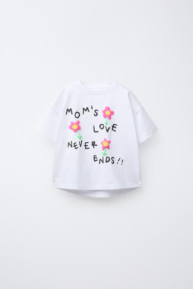 SLOGAN T-SHIRT - Fuchsia by Zara